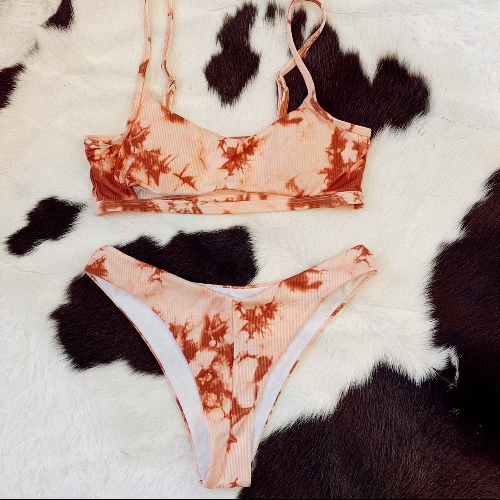 Rust Tie Dye Bikini